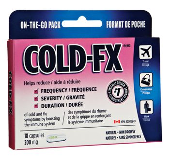 What are some of the ingredients in Cold-fX?