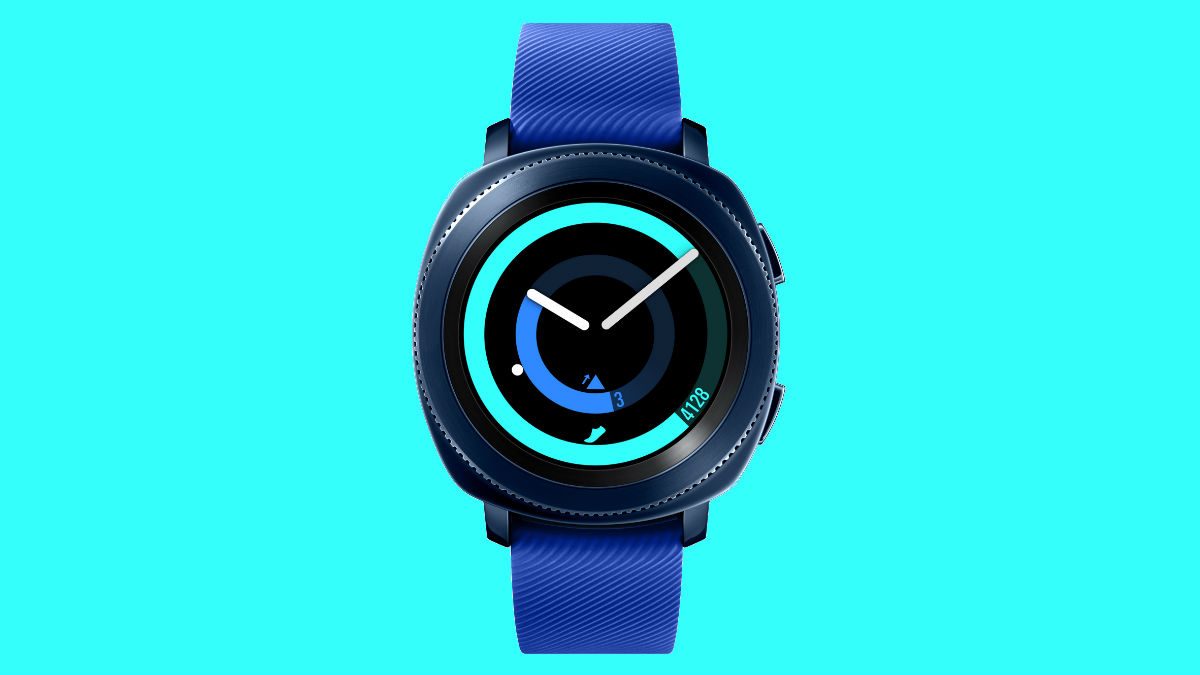 fitness smart watch Samsung Gear Sport blue