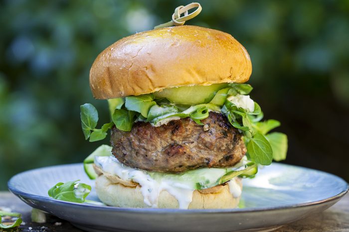 Mouthwatering Lamb Burgers with Fruity Relish