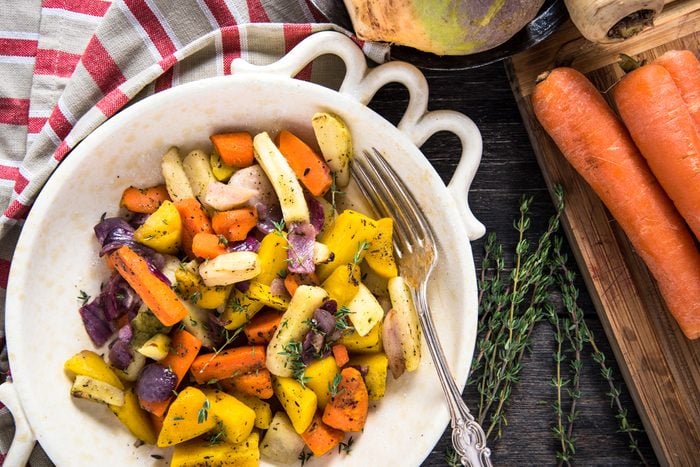healthy thanksgiving recipes | Roasted Root Vegetables Recipe