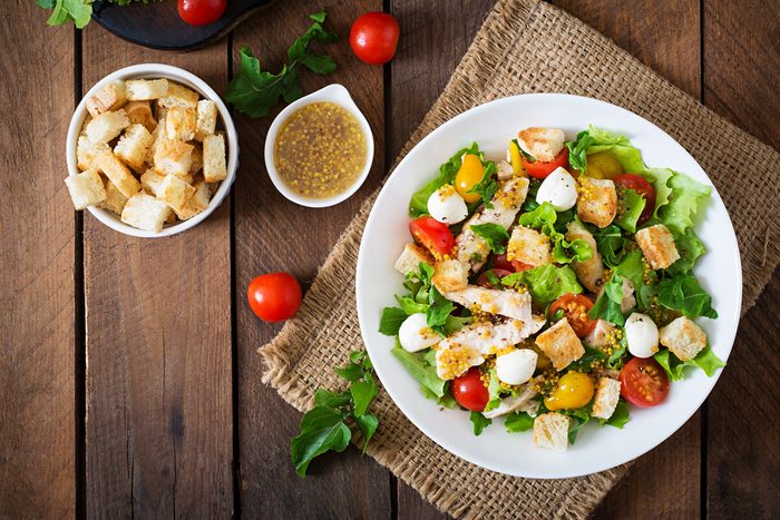 Tomato and Bread Salad with Herbed Chicken