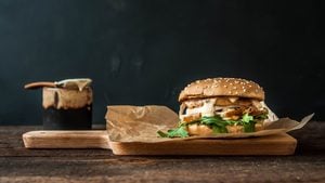 Herbed Chicken and Apple Burgers