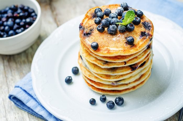 quick and easy breakfast ideas | healthy breakfast | blueberry pancakes