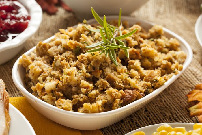 healthy thanksgiving recipes | homemade stuffing