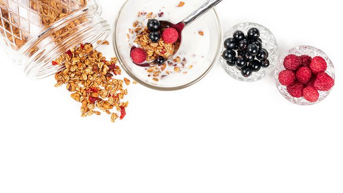 Meal Plan, granola and berries