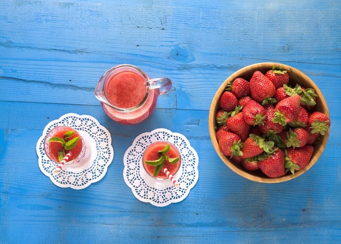 strawberry recipes | citrus smoothie