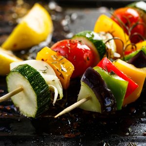Italian Vegetable Kebabs
