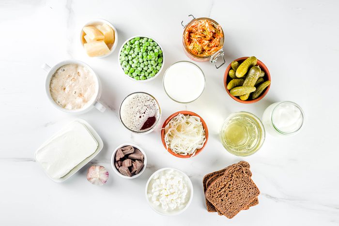 when to take probiotics | Super,healthy,probiotic,fermented,food,sources,,drinks,,ingredients,,on,white