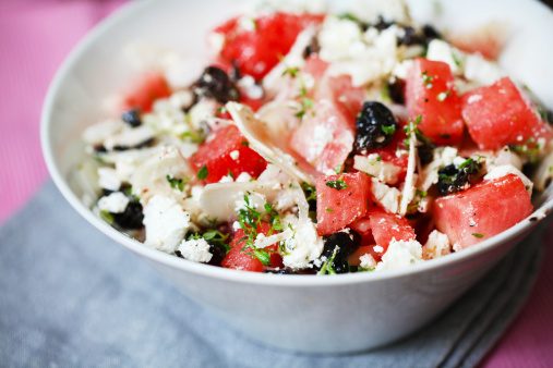 watermelon and feta salad