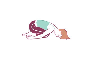 Anti-aging yoga Child's Pose