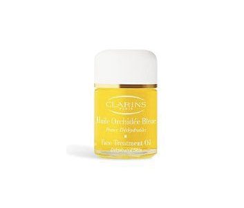 6. Clarins Blue Orchid Face Treatment Oil