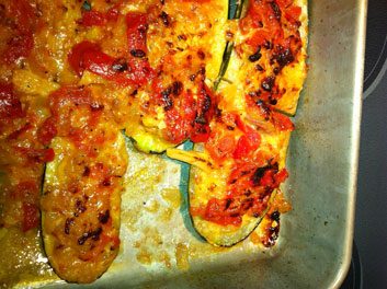 gratinatedzucchiniboats