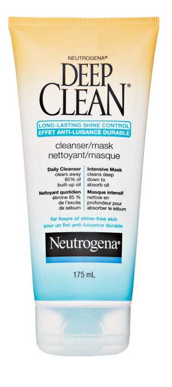 Neutrogena Deep Clean Long-Lasting Shine Control Cleanser/Mask