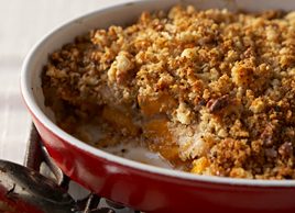 Savoury Squash and Pear Crumble