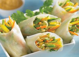 Vegetarian Vietnamese Fresh Rolls