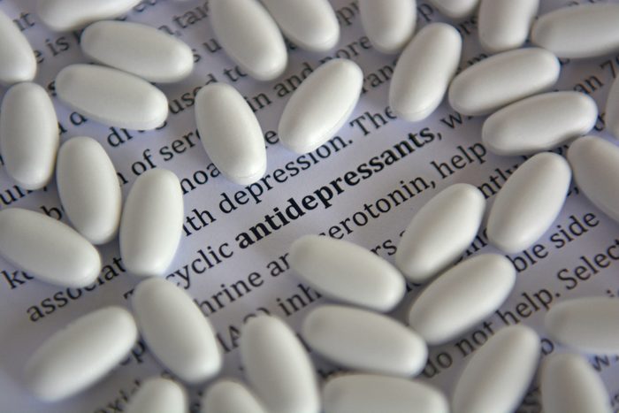 Antidepressants don't interact well with melatonin. 