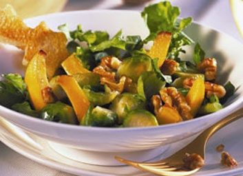 Brussels Sprouts with Walnuts and Arugula large