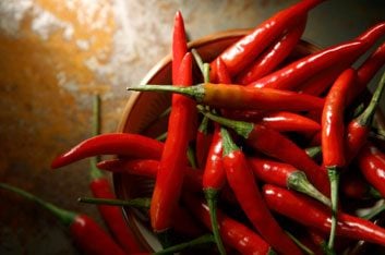 Chilli and cayenne pepper