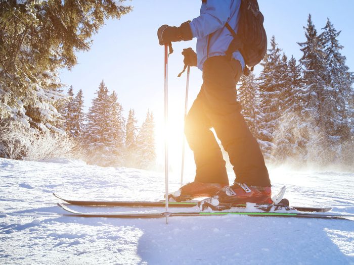 skiing improves muscular fitness