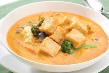 red curry tofu