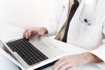 doctor laptop computer