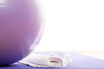 exercise ball mat