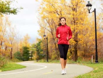exercise weight loss running fall 