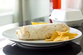 fast-food burrito