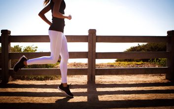 fitness woman running pants