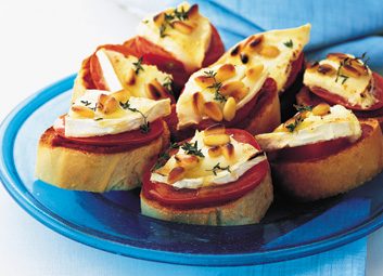 goat-cheese toasts