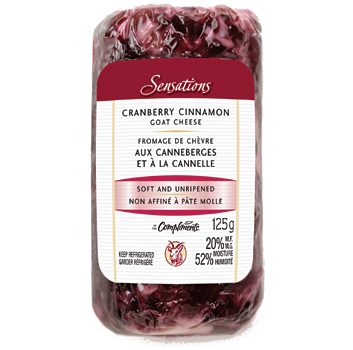 Sensations Cranberry Cinnamon Goat Cheese