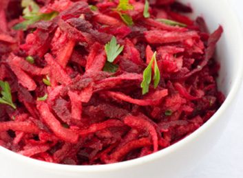 grated beets