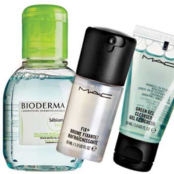 gym bag mini cleansers