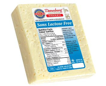 Danesborg Cheese Havarti Lactose Free