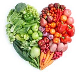 heart health fruits and veggies