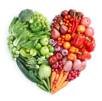 heart health fruits and veggies