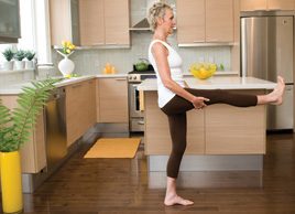 Yoga pose of the month: Improve balance with leg lifts