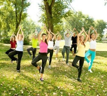 outdoor yoga