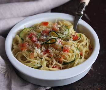 meatlessmondayquickandeasypestovegetablepasta