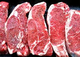 red meat steak