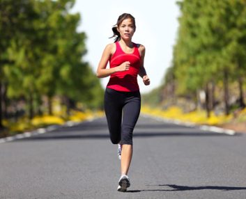 woman running