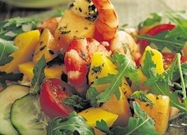 Shrimp, Melon and Mango Salad