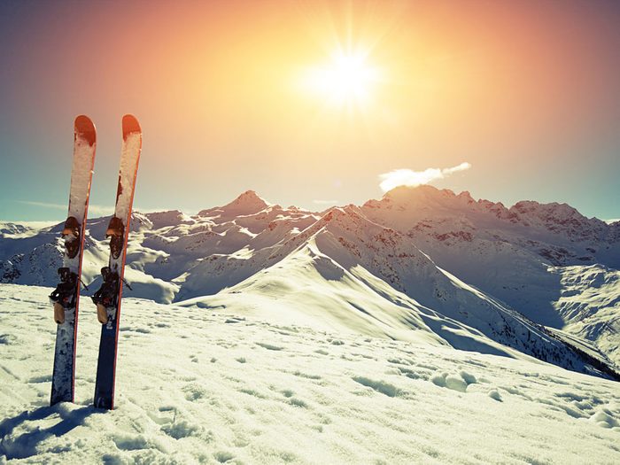 Benefits of skiing for mental health
