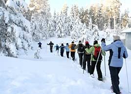 Snowshoeing in Canada
