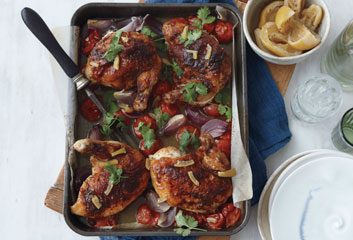 Spice-Rubbed Roast Chicken