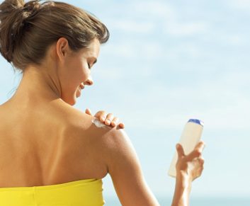 beach summer sunscreen