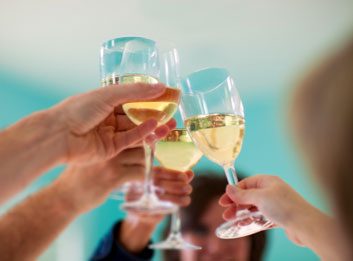 wine toast cheers celebration