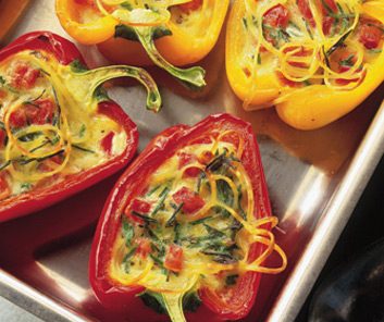 cheese baked peppers