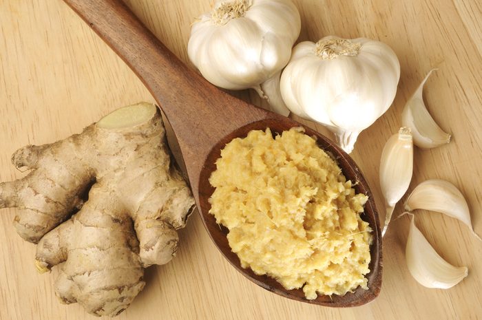 workout nutrition ginger garlic