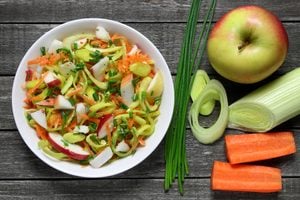 Asian-Style Apple and Sprout Salad